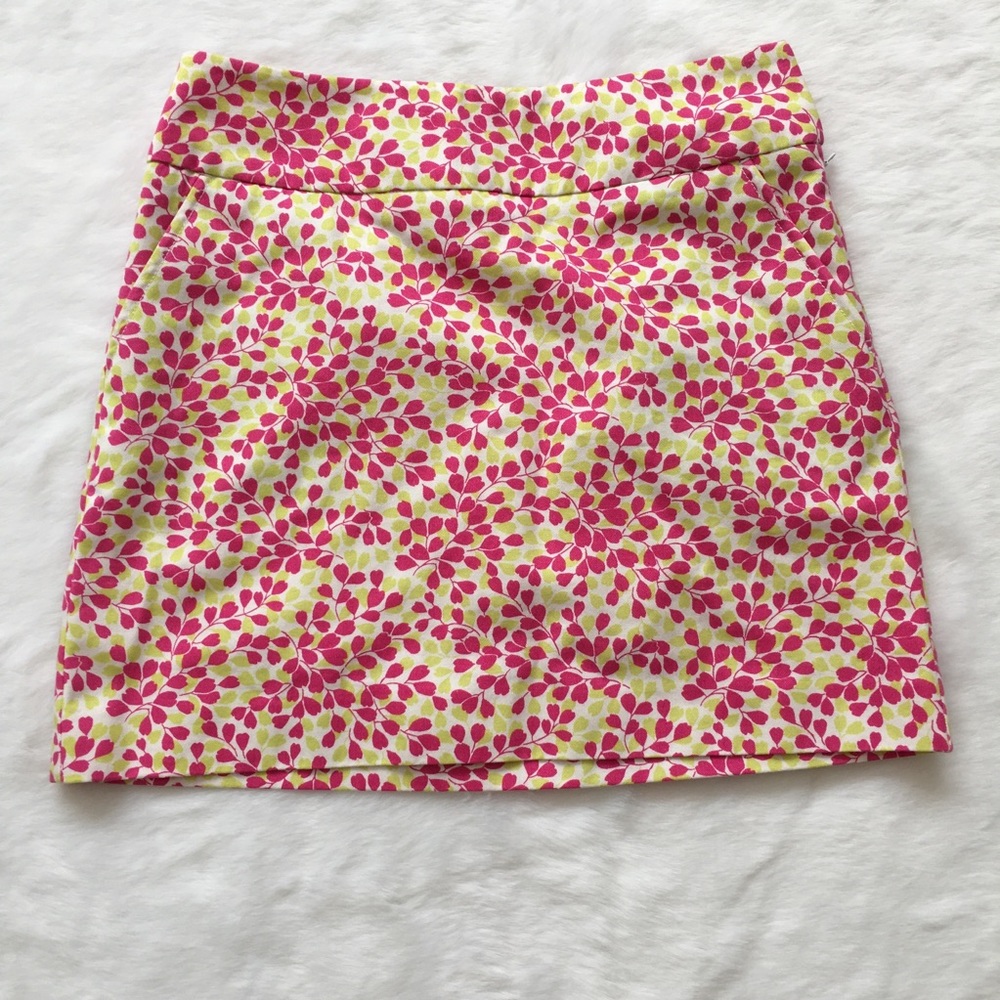 J.CREW Women’s Size 2  Printed Mini Pencil Skirt